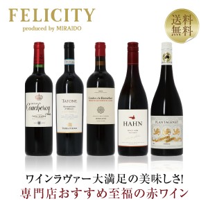 【9】専門店が選ぶ 至福の赤ワイン 5本セット 第20弾 750ml×5 飲み比べ 赤 ワイン セット